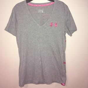 Under Armour Breast Cancer Awareness VNeck